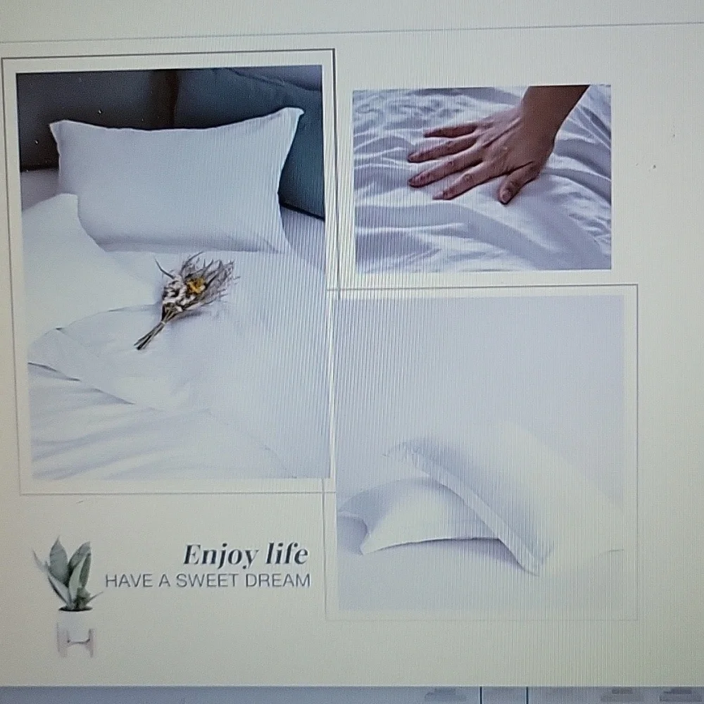 Mildly White King SuperSoft duvet cover 3pc set zipper corner tie Microfiber New